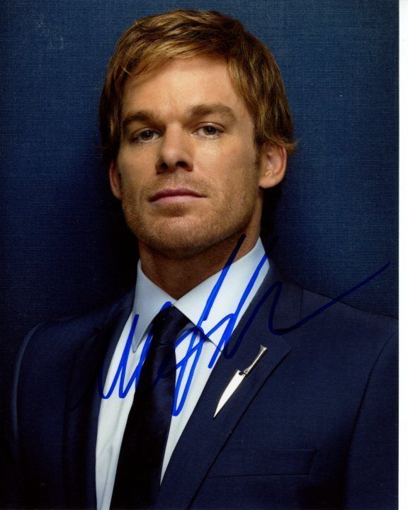 MICHAEL C. HALL signed autographed DEXTER 8x10 Photo Poster painting
