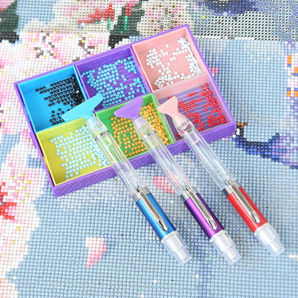 Diamond Painting Pen Diamond Art Drill Pen LED Light Multifunction for Beginners