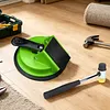 Flooring Installation Tool 45 Degree Striking Surface Laminate Flooring Repair Kit with Enhanced Suction Cup and Hammer for Vinyl Plank Hardwood Floors