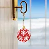 12PCS Diamond Painting Christmas Balls Keychain for Christmas Home Party Decor