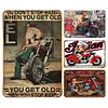 4pcs - Vintage Metal Signs(8*12Inch) - Vehicle