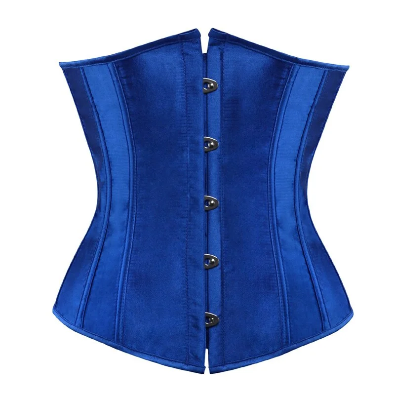 Sapubonva Corset Underbust Waist Cincher Workout Shape Body Belt Shapewear Corsets and Bustiers Lingerie Plus Size Women Gothic