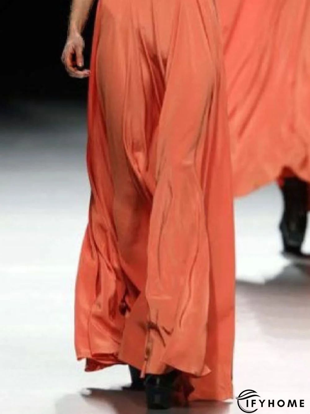 Vintage Crew Neck Solid Short Sleeve Weaving Dress | IFYHOME