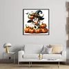 Halloween Pumpkin Cow-14CT Counted Cross Stitch 40*40cm/15.75*15.75in