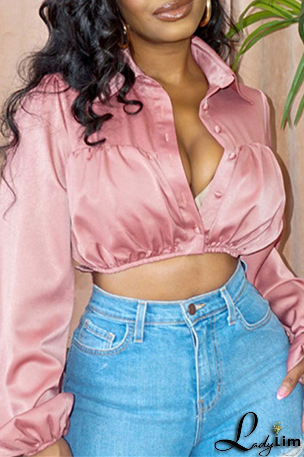 White Fashion Casual Solid Fold Turndown Collar Tops