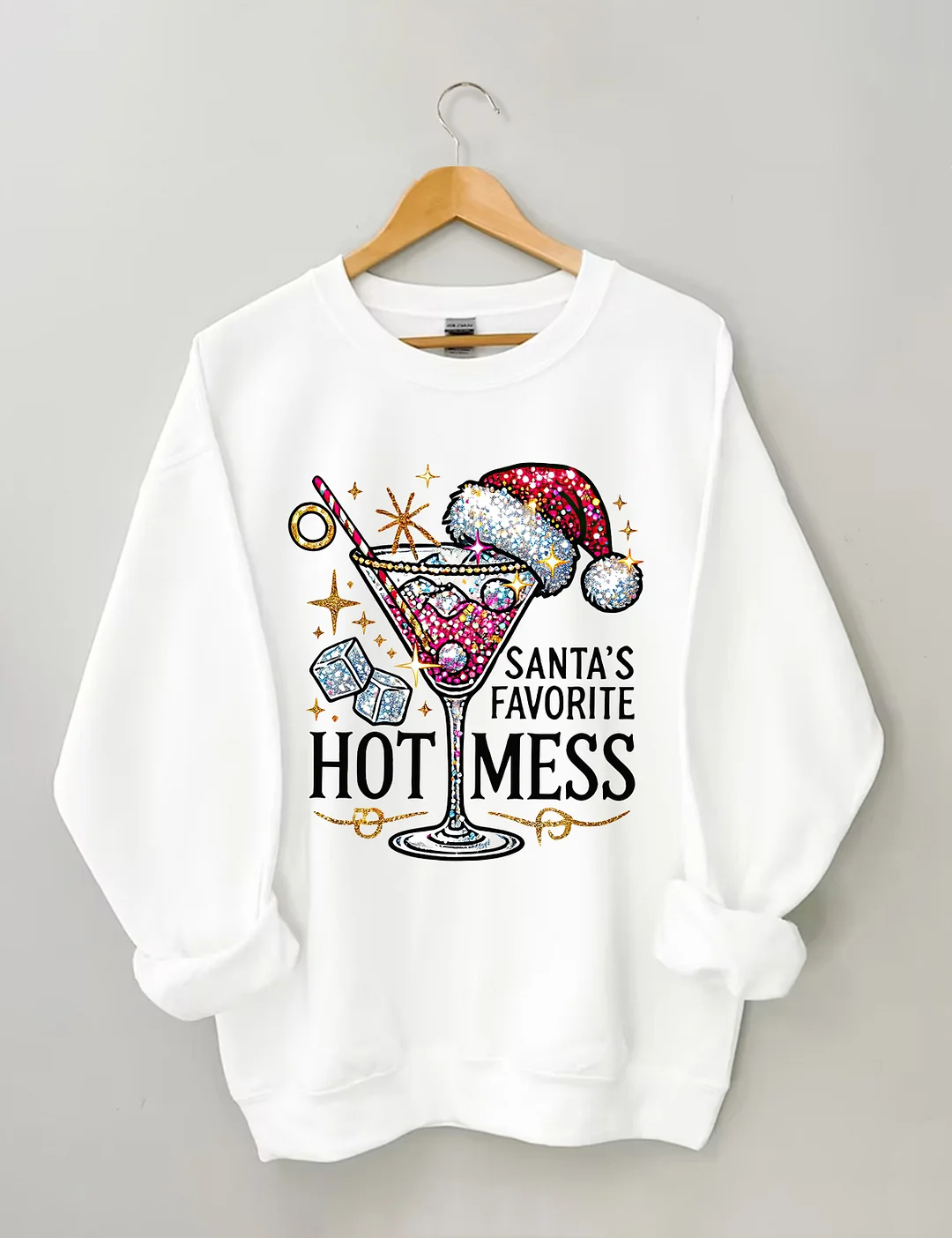Santa's Favorite Hot Mess Sweatshirt