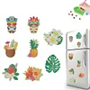 8Pcs Special Shape Hawaii Diamond Painting Fridge Stickers for Home Decor