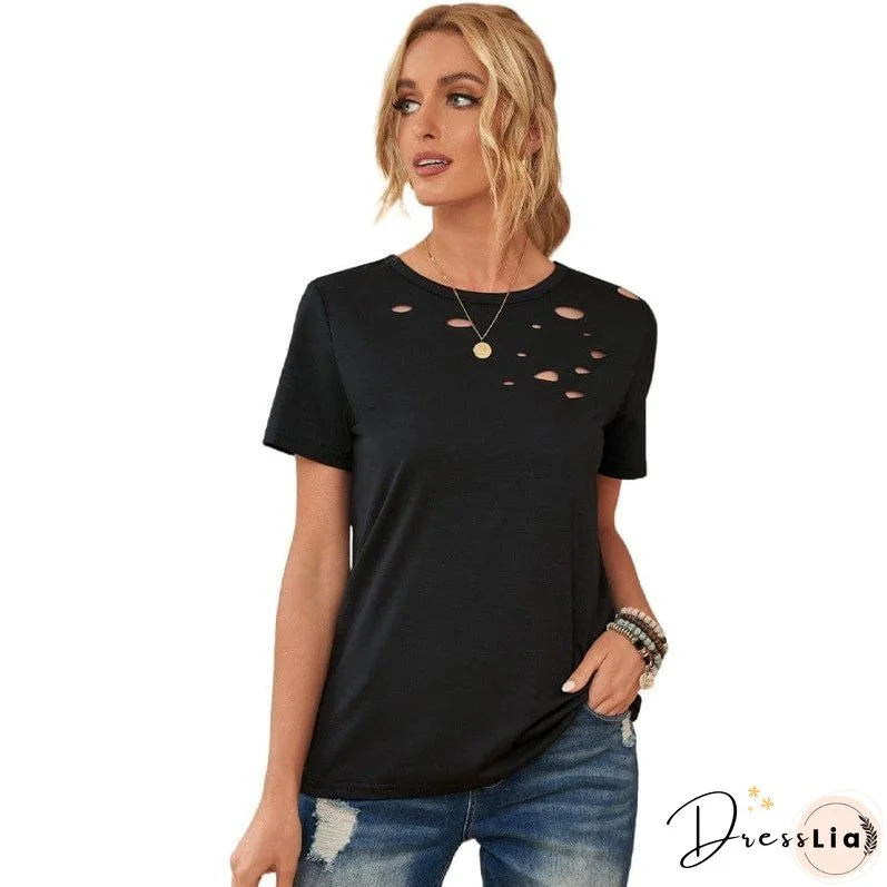 Spring Distressed T-Shirt