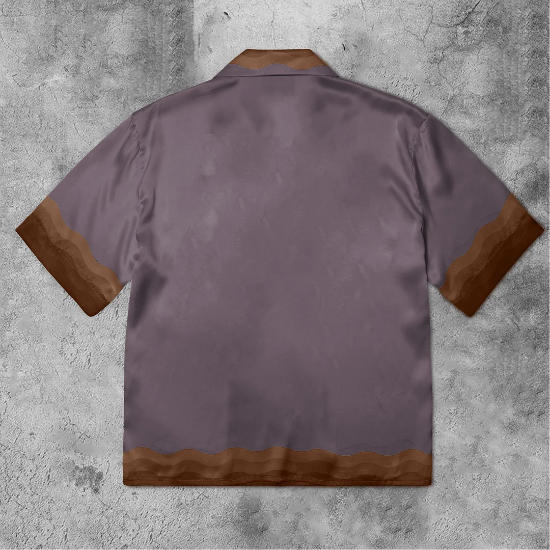 Retro Fashion Street Short Sleeve Shirt