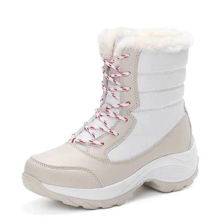 Women's Waterproof Snow Boots Trendy Cotton Shoes Radinnoo.com