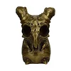 Brass Creative Little Sheep Monster Figurine: Dark and Cute Desktop Art