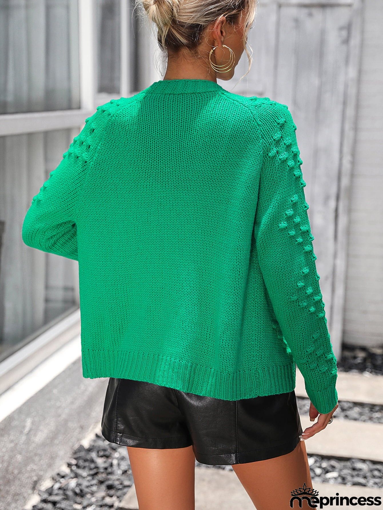 Open Front Long Sleeve Cardigan