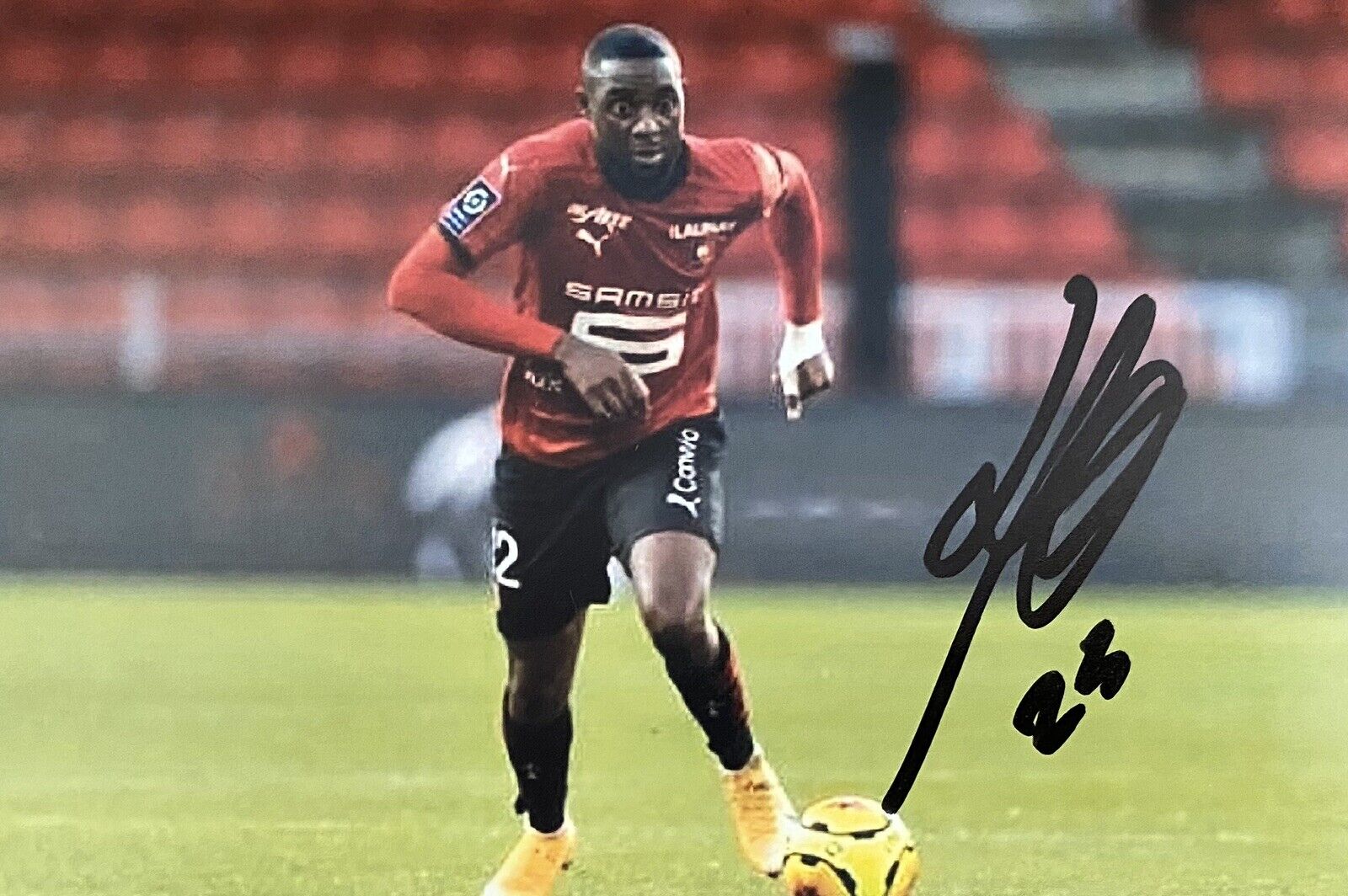 James Lea Siliki Genuine Hand Signed Rennes 6X4 Photo Poster painting 2