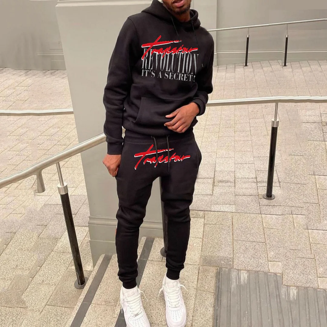 Casual Trapstar Print Two-Piece Set