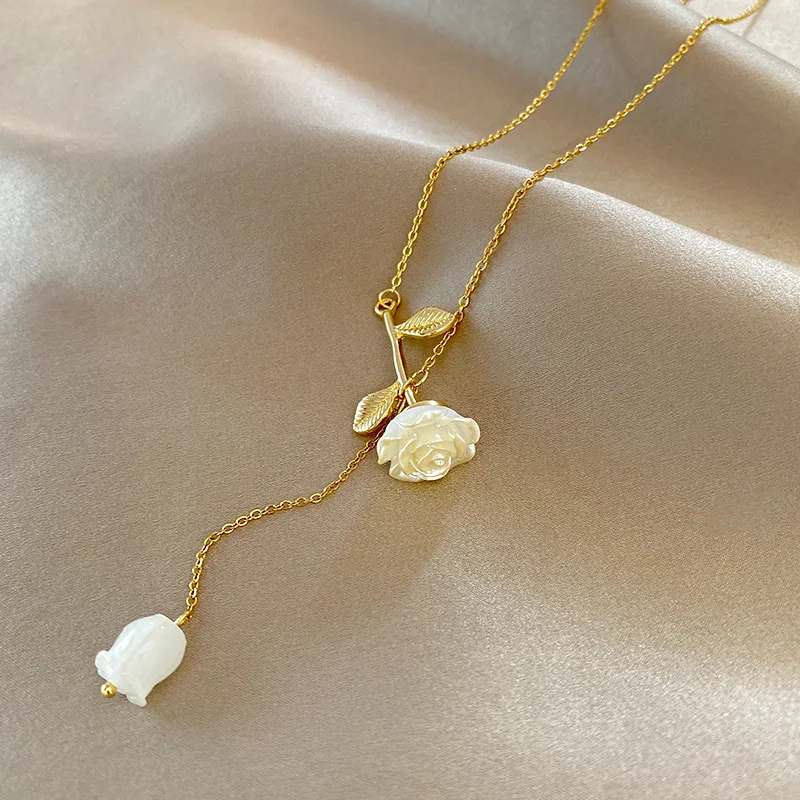 Camellia Pendant Necklace
