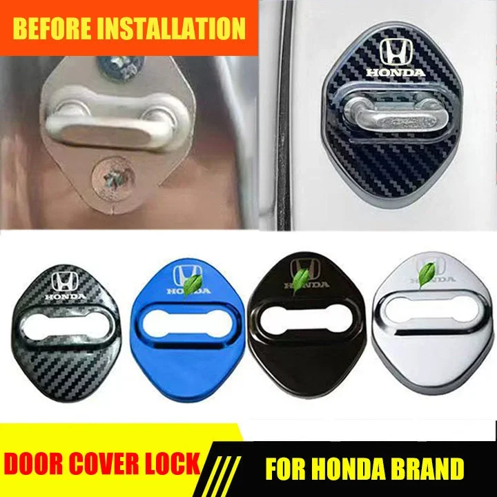 Car door lock alloy protective cover (4 pieces)