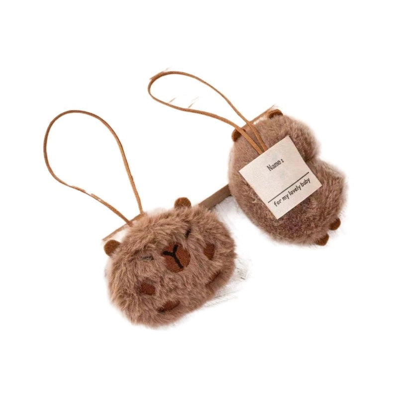 Plush Pendant Name Brand Distinguishing Brand Autumn And Winter Schoolbag Pendant Gift Keychain For Girlfriends Couple