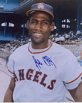 JULIO GOTAY LOS ANGELES ANGELS ACTION SIGNED 8x10