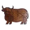 Highland Cow Wooden Charcuterie Board Rustic Farmhouse Serving Tray Cheese Board