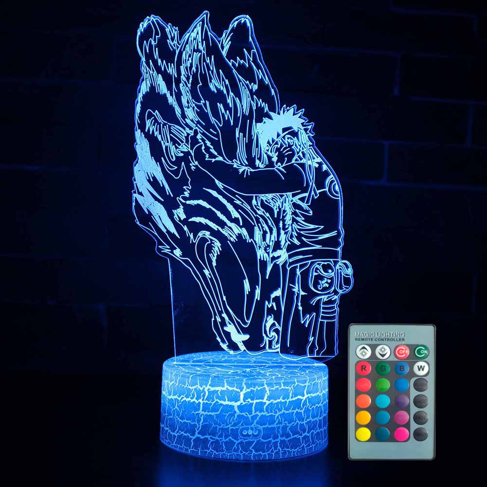 

Acrylic Touch Remote Control Cartoon Figure-3D Night Light, 501 Original