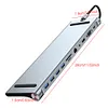 14 in 1 USB C Hub with 4K HDMI-Compatible VGA Ethernet 100W PD SD/TF Audio