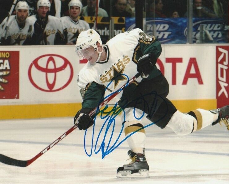 JERE LEHTINEN SIGNED DALLAS STARS 8x10 Photo Poster painting #2 Autograph PROOF!