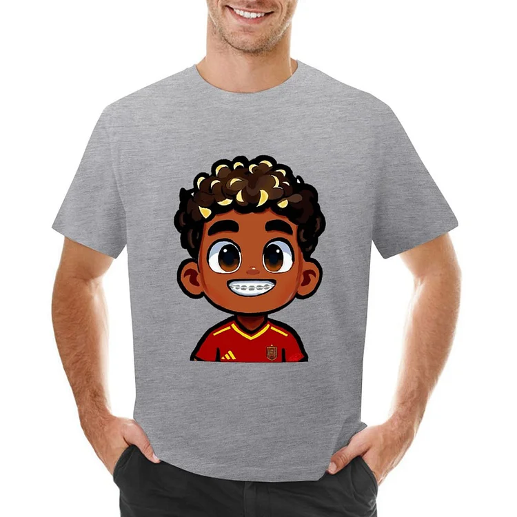 Lamine Yamal Inspired Cartoon Men's T-shirt