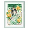 (US Local)Girl -11CT Stamped Cross Stitch Kit(59x75cm)