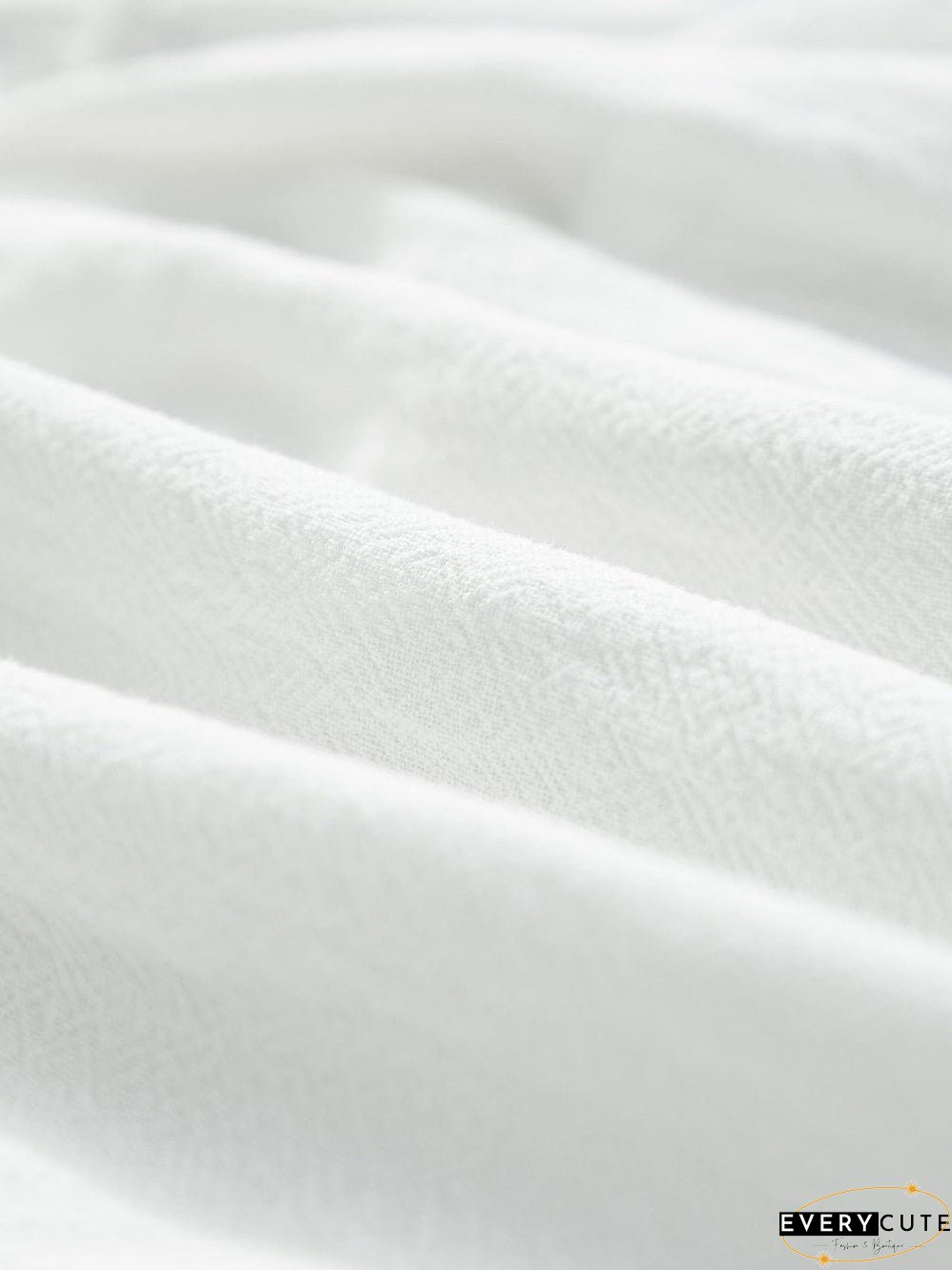 White Summer Peplum Top with Embroidery