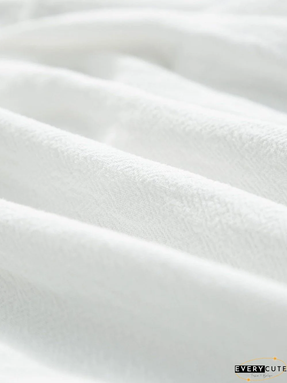 White Summer Peplum Top with Embroidery