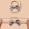 Cute Embroidery Flower Bowknot Hair Head Bands for Babies