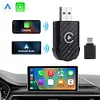 Wired To Wireless Carplay & Android Auto 2 in 1 Dongle Auto Connect Mini Adapter