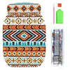 (US Local)Mandala Acrylic Double Sided Special Shape Diamond Painting Vase for Home