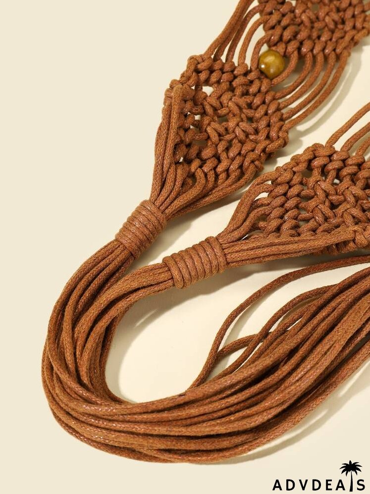 Hollow Out Woven Belt