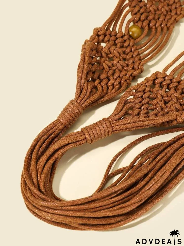 Hollow Out Woven Belt