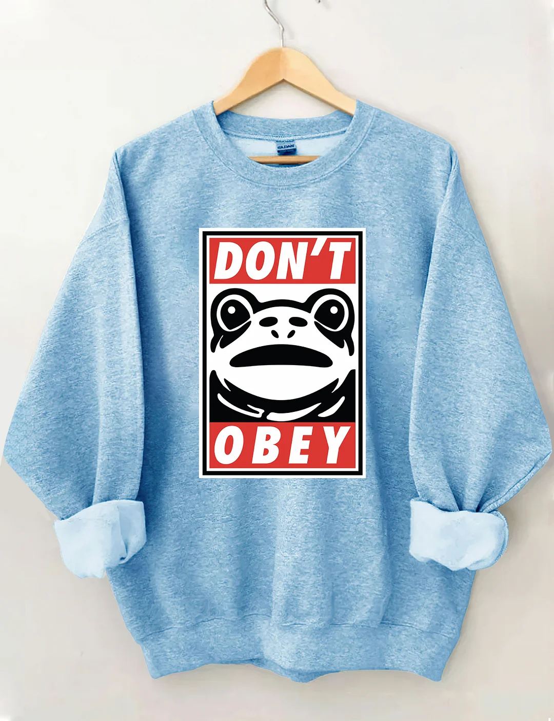 Portland Frog Demands That You Don't Obey Sweatshirt