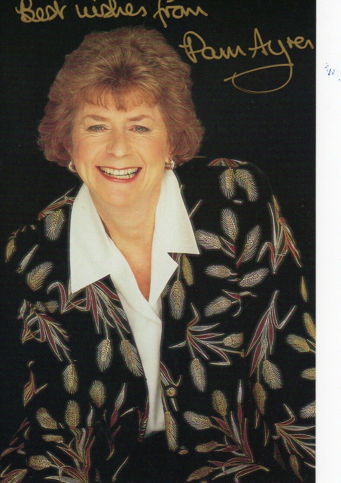 PAM AYRES AUTOGRAPH, POET & AUTHOR.