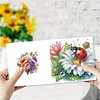 (US Local)6Pcs Ladybug Bee Diamond Painting Greeting Card for Holiday Party Favors