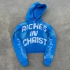 Riches in Christ Appliqué Zipper Hoodie