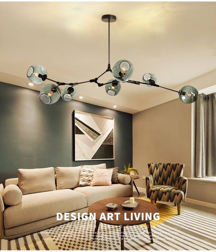 Nordic Glass Pendant Lights Modern Light Designer Hanging Lamps Lighting Fixtures for Dining Room Kitchen Living Room