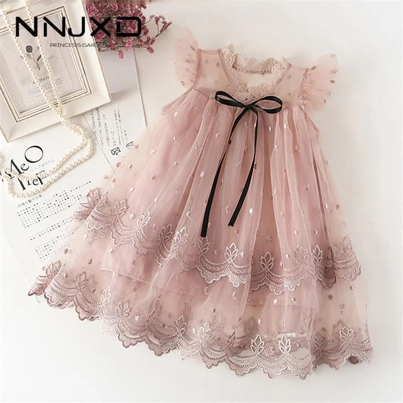 Girls Lace Dress New Floral Kids Dresses For Girls Princess Dress Children Clothes Girls Dress Casual Wear 3 8Y Vestido Infantil