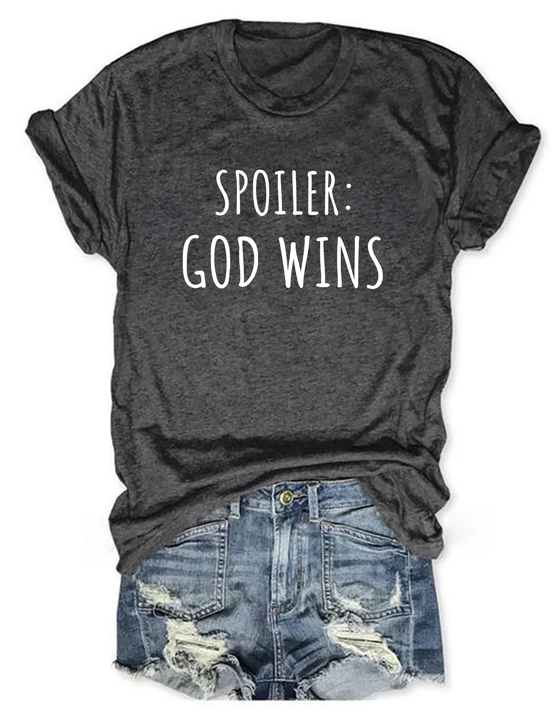 Spoiler God Wins T-shirt