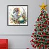 Diamond Painting -DIY Round Drill Christmas Dragon(40x40 CM)