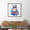 Owl - 18CT Stamped Cross Stitch 25*25cm/9.84*9.84in