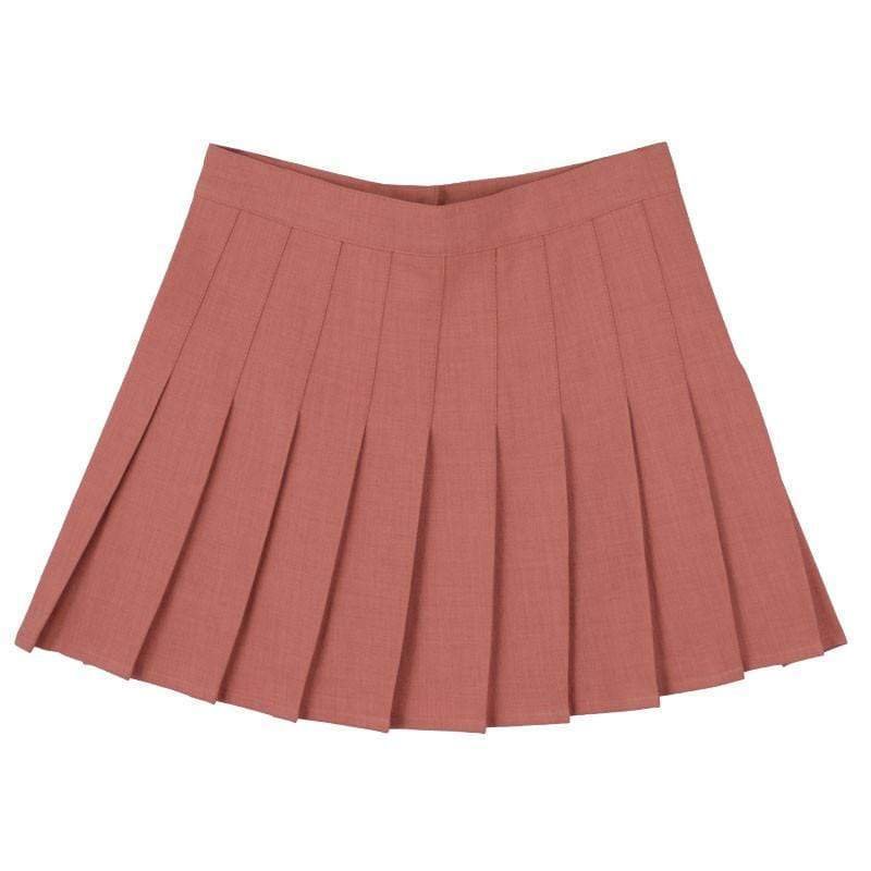 “pink” Pleated Skirt 