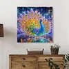 (Pre-Framed)Peacock-Special Shape Diamond Painting Kit(25x25cm)
