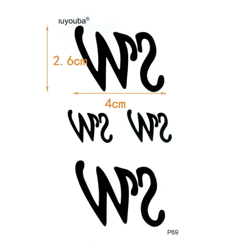 SW Waterproof Temporary Tattoos Men Fake Tatoo Body Arts Flash Tattoo Men Sleeve Henna Tattoo Tatuajes Temporales