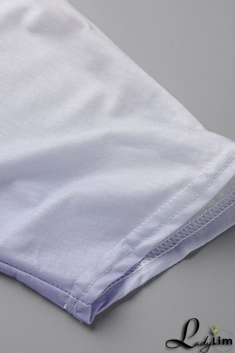 Black Casual Gradual Change Print Patchwork Slit V Neck Half Sleeve Two Pieces