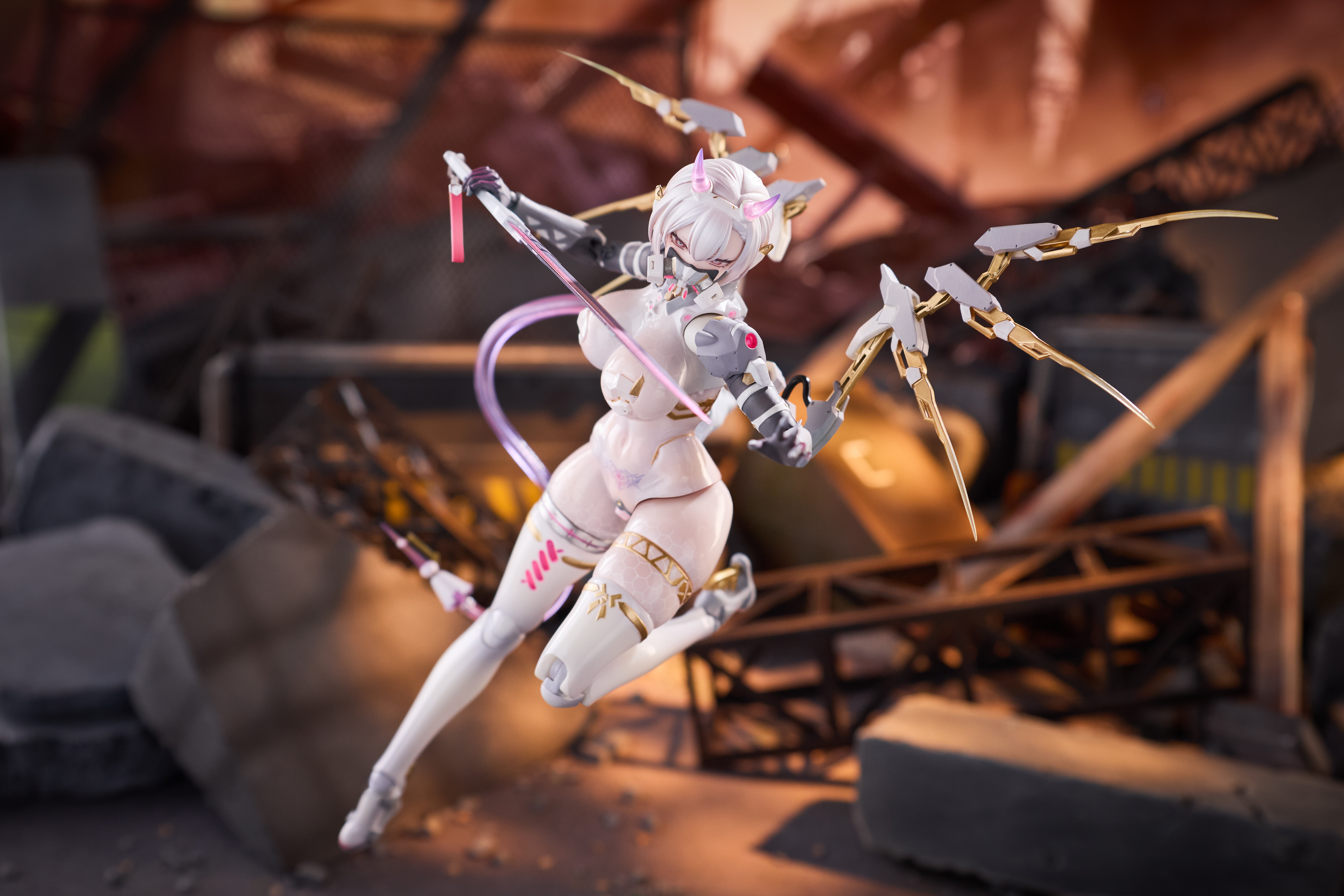 Otherwhere - GALACTIC Series &ndash; Neon Reika Wing 1/12 Scale Action Figure (Licensed)-