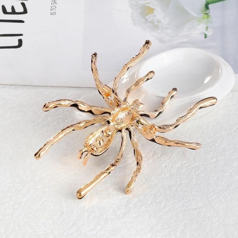Fashion Pin Spider Alloy Inlay Rhinestones Women’S Brooches